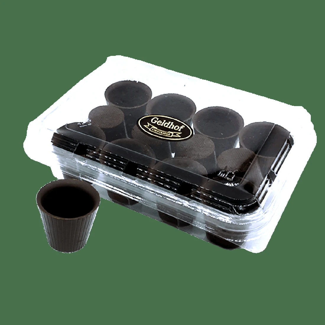 Geldhof Dark Chocolate Shooter Cups